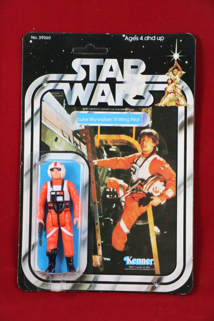 Kenner Star Wars Luke Skywalker X-Wing Pilot 21 Back A Front