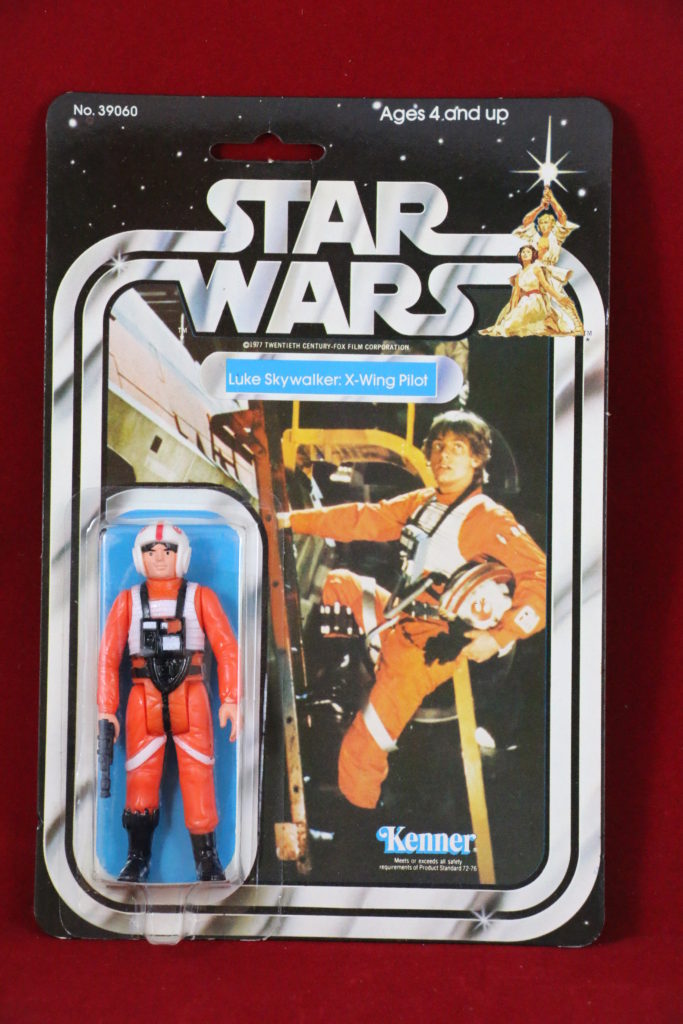 Kenner Star Wars Luke Skywalker X-Wing Pilot 21 Back B Front