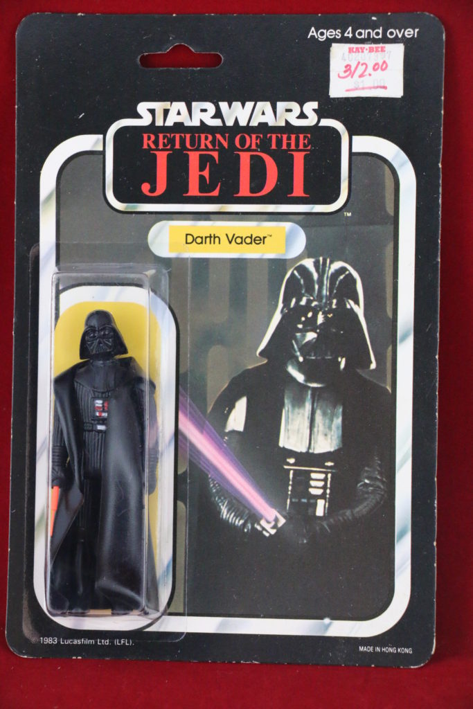ROTJ Darth Vader Palitoy Star Wars 65 Back Front
