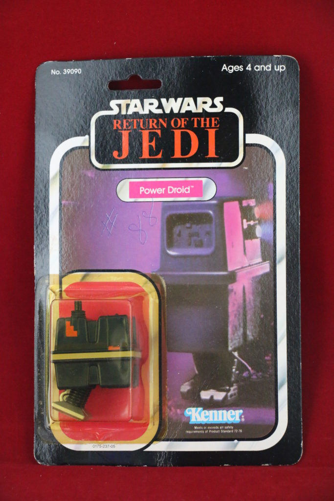 ROTJ Kenner Star Wars Power Droid 77 Back A Front
