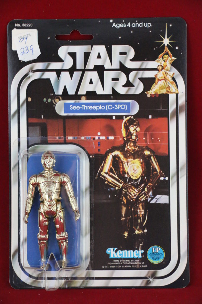 SW Kenner Star Wars C-3PO 12 Back A Front