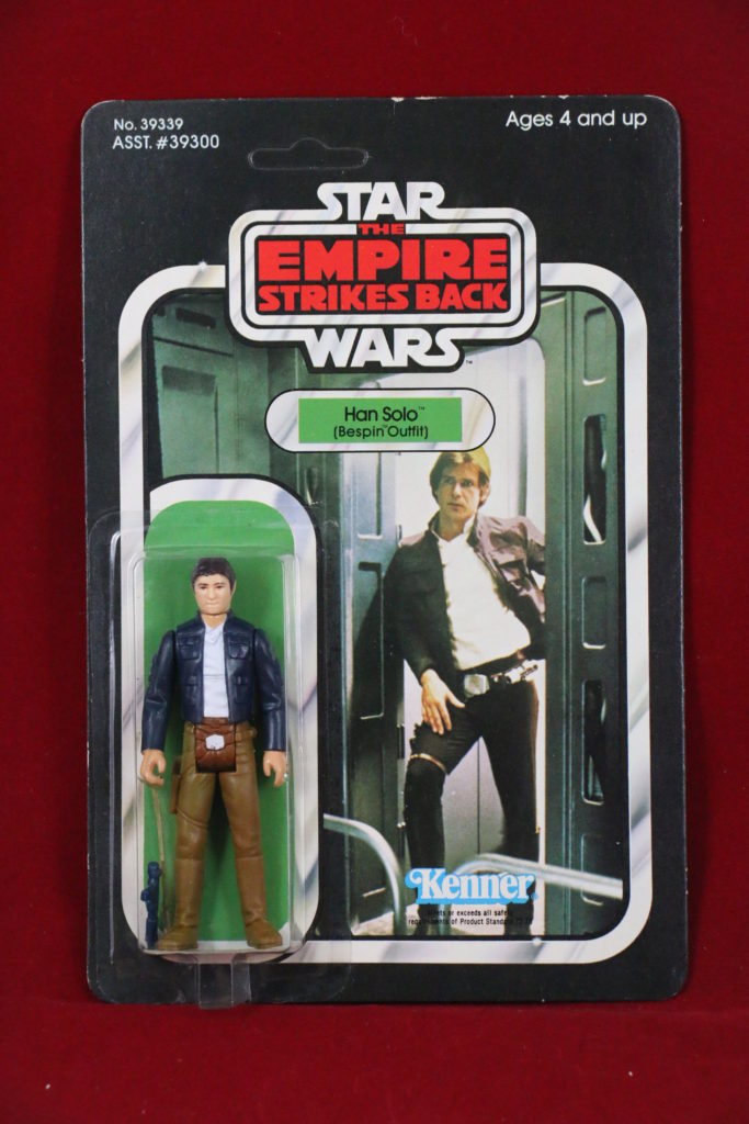 ESB Kenner Star Wars Han Solo Bespin 41 Back D Front