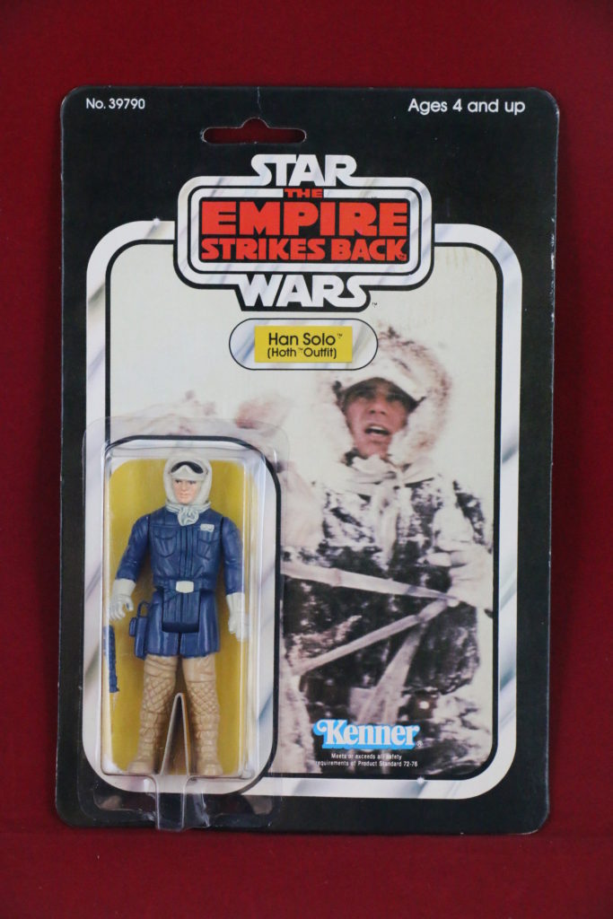 ESB Kenner Star Wars Han Solo Hoth 31 Back A Front