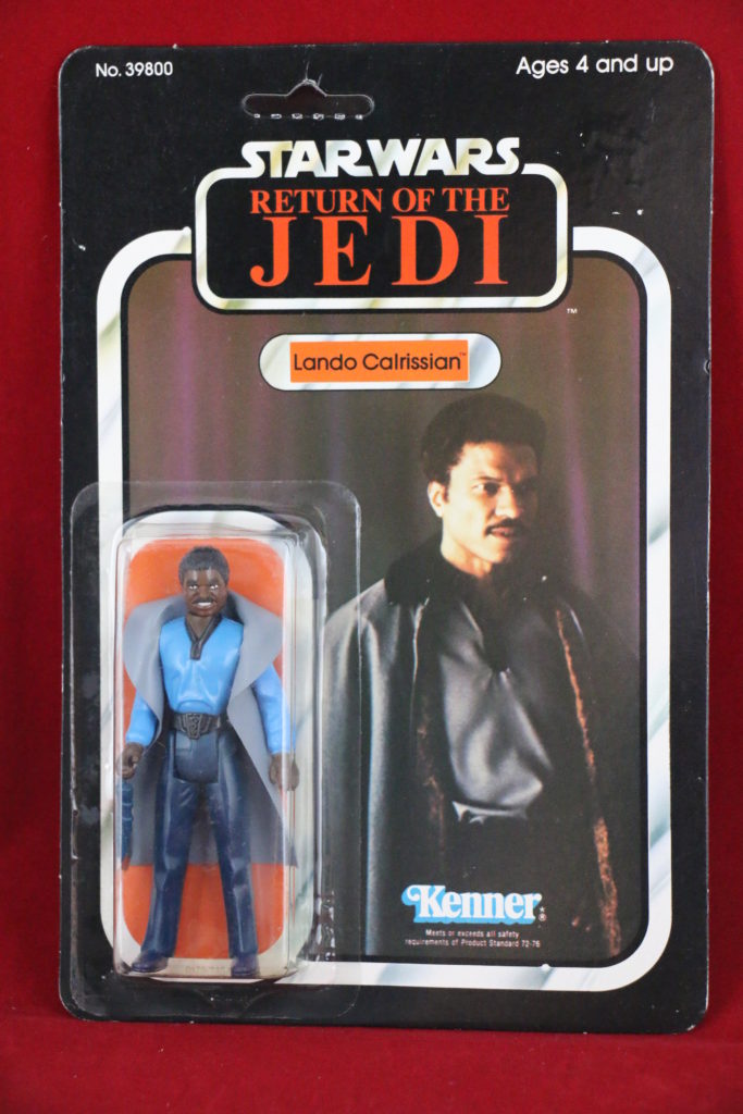 ROTJ Kenner Star Wars Lando with teeth 77 Back A Front