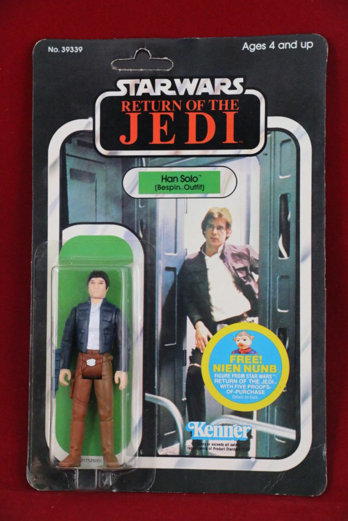 ROTJ Kenner Star Wars Princess Han Solo Bespin 48 Back A Front