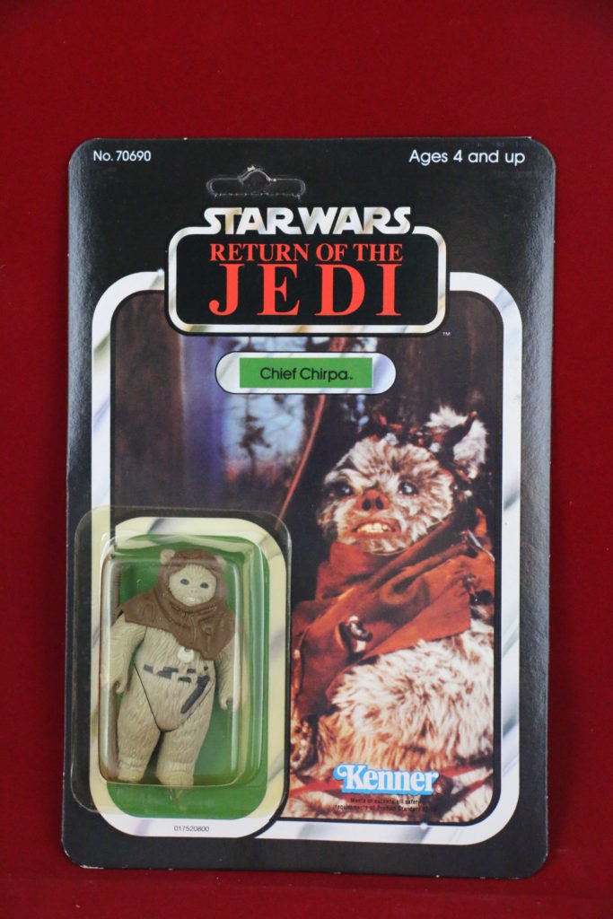 ROTJ Kenner Star Wars Star Chief Chirpa 65 Back B Front