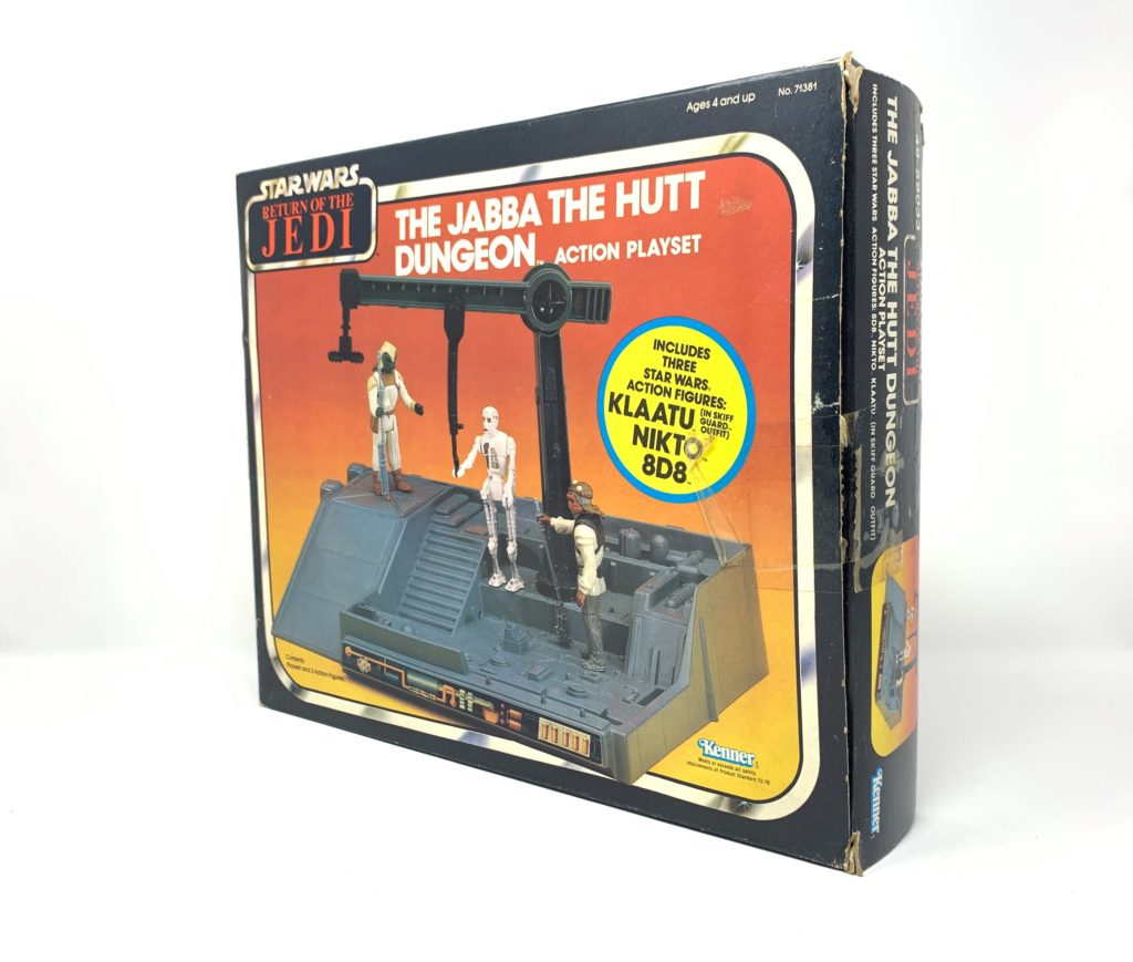 ROTJ Jabba The Hutt Dungeon Playset Back