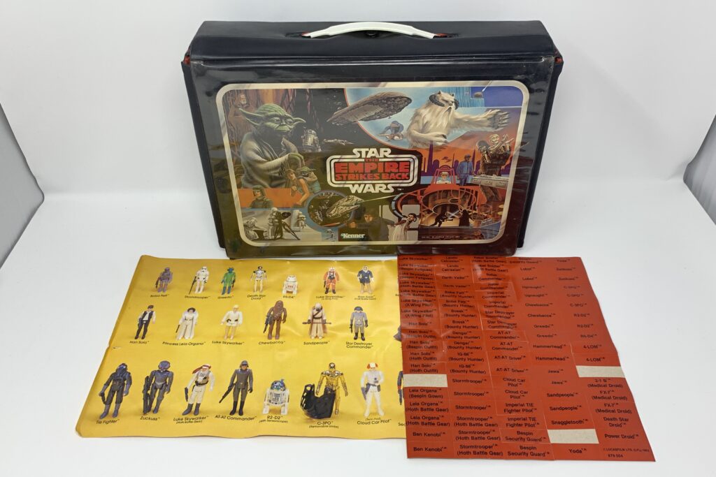 Vintage Star Wars Empire Strikes Back Action Figure Case Wampa Variation