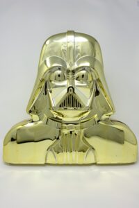 Gold Darth Vader Head Carrying Case Prototype Kenner